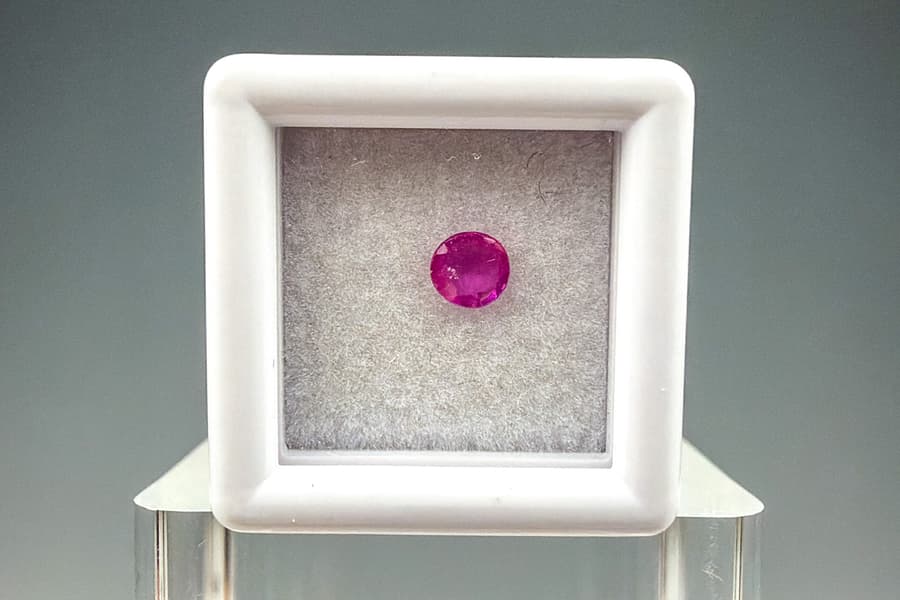 Rubin 0,13 ct